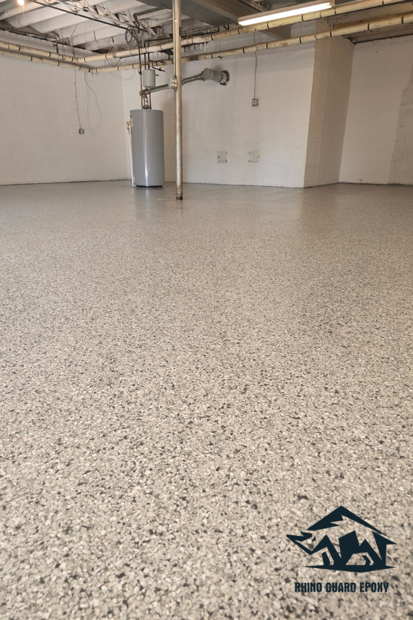 garage-epoxy-flooring-bellefontaine-ohio - Rhino Guard Epoxy bellefontaine ohio garage with epoxy flooring installation