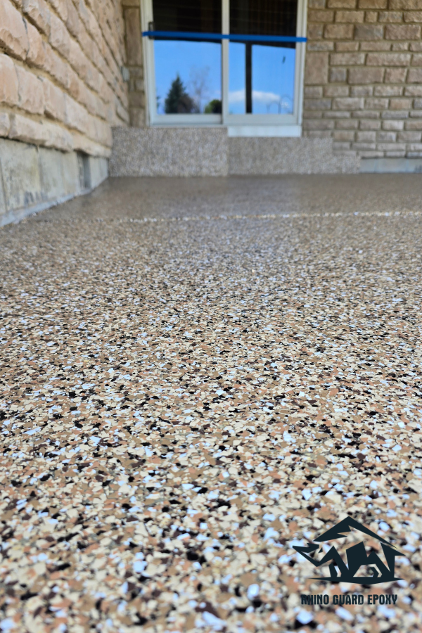 porch concrete epoxy installation dublin ohio - Rhino Guard Epoxy dublin ohio porch with concrete epoxy installation